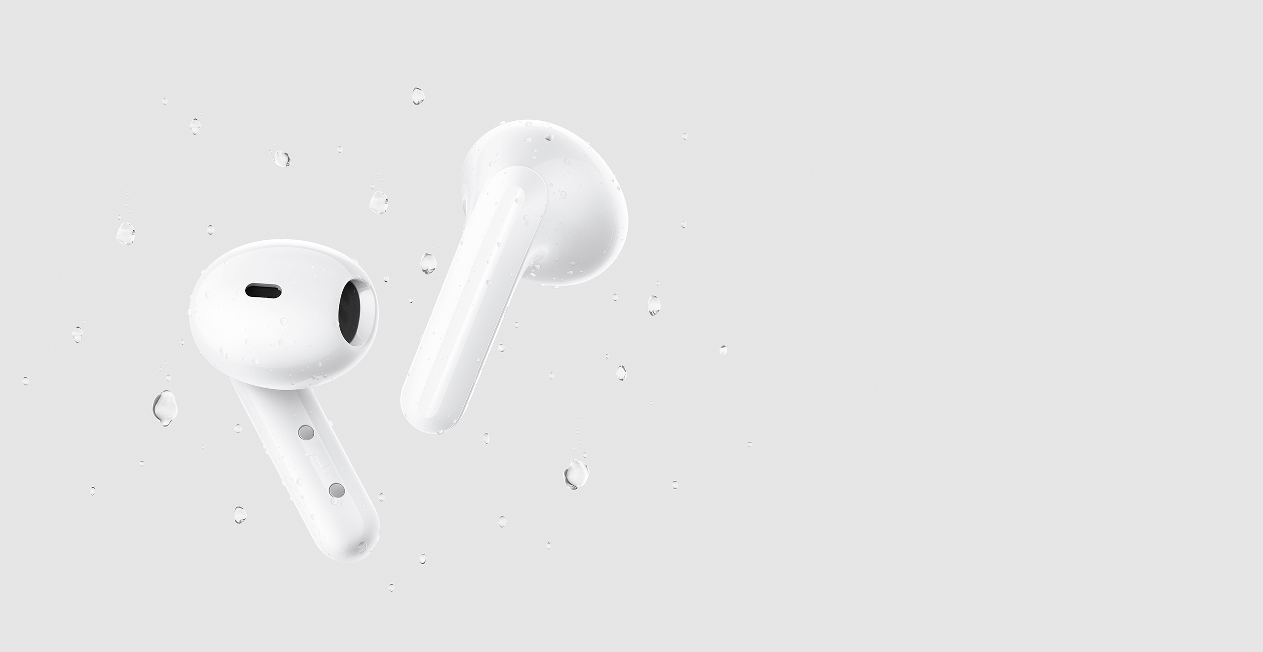 Belaidės ausinės  Redmi Buds 4 Lite, Baltos spalvos aprašymas - Prekės nuotrauka
